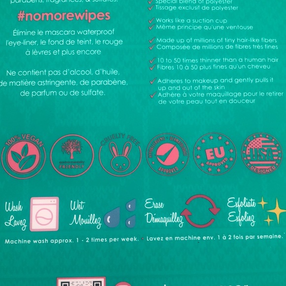 The Original MakeUp Eraser -2 piece set -NEW in box -great pink and green colors - Picture 6 of 16